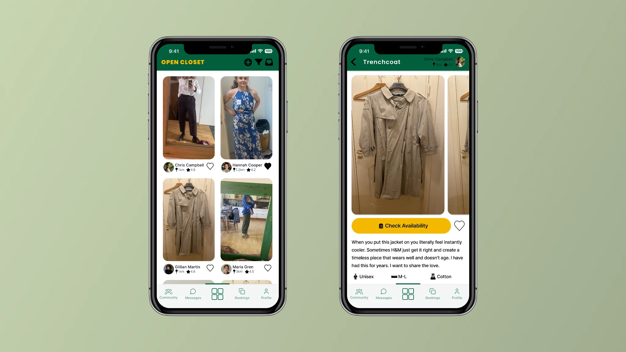 Open Closet app